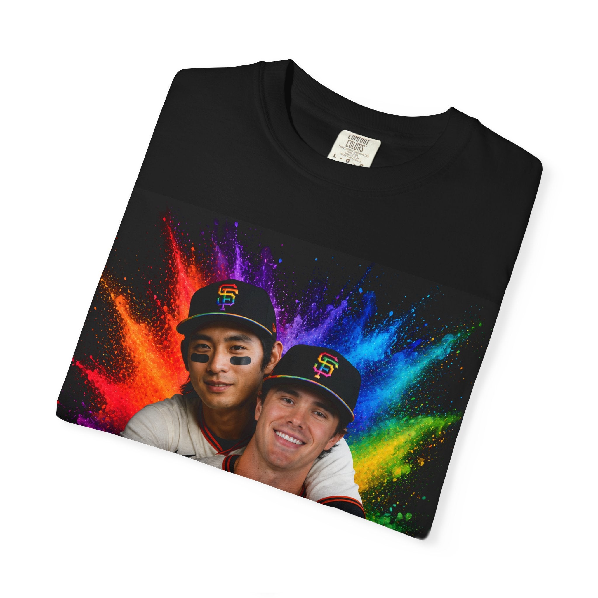 SF Giants LGBTQ+ Pride "Jung Drew Glee" T-Shirt | All Profits go to Charity