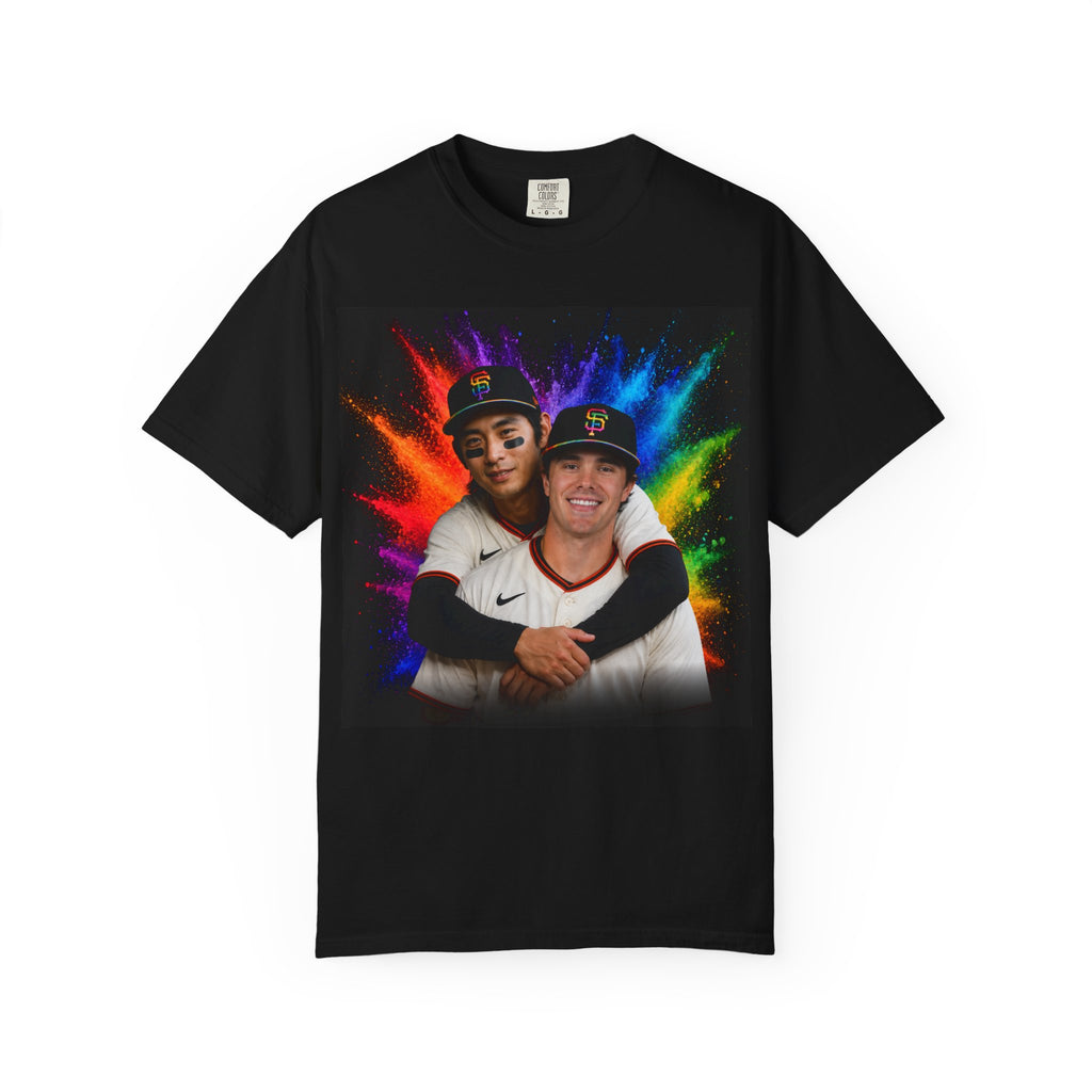 SF Giants LGBTQ+ Pride "Jung Drew Glee" T-Shirt | All Profits go to Charity