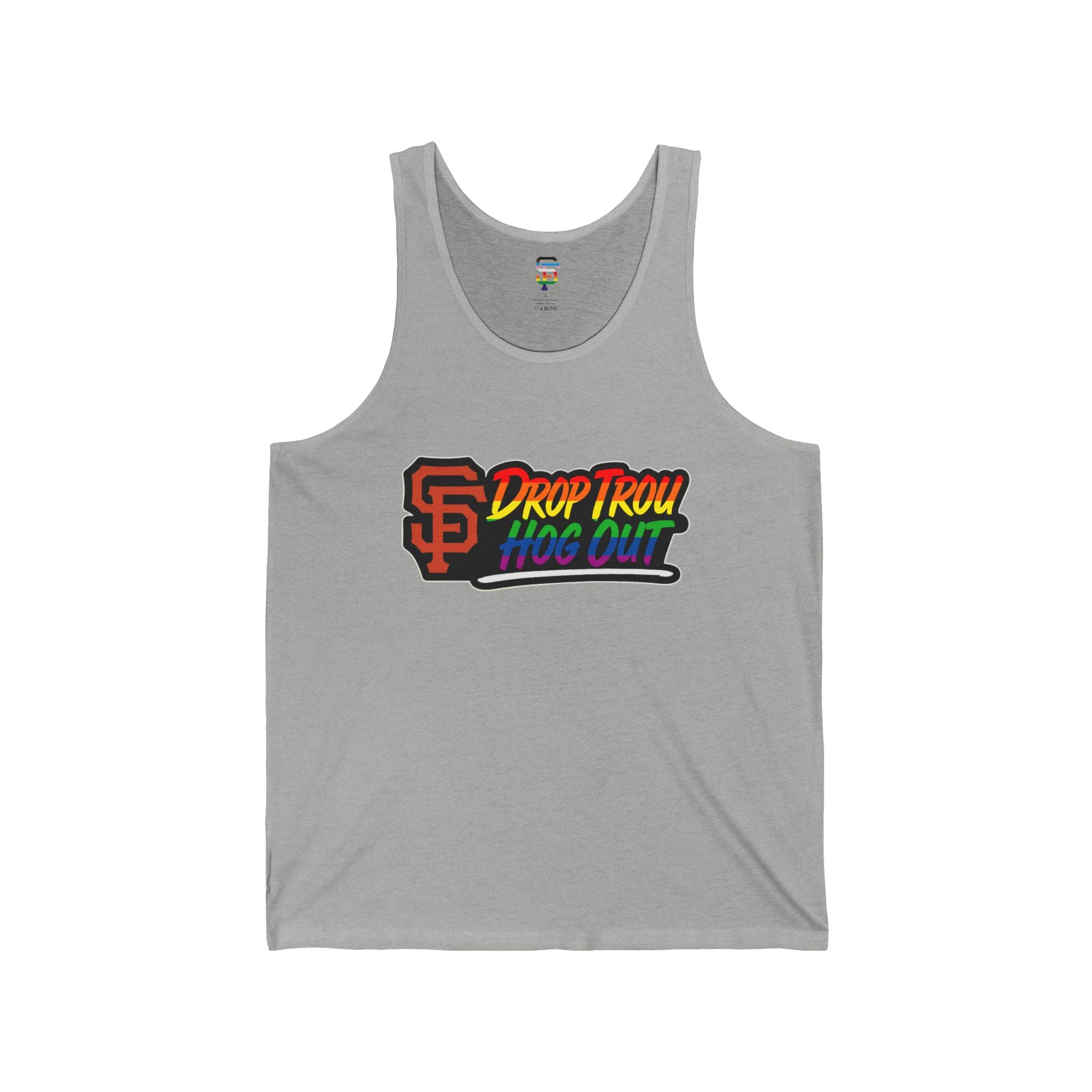 ‘Drop Trou, Hog Out' Tank Top — All Profits go to Charity