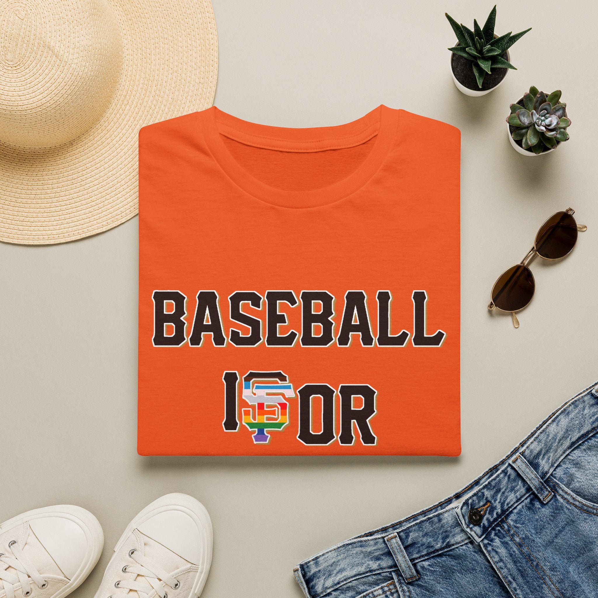 Baseball Is For Everyone - Orange Alternate — All Profits go to Charity