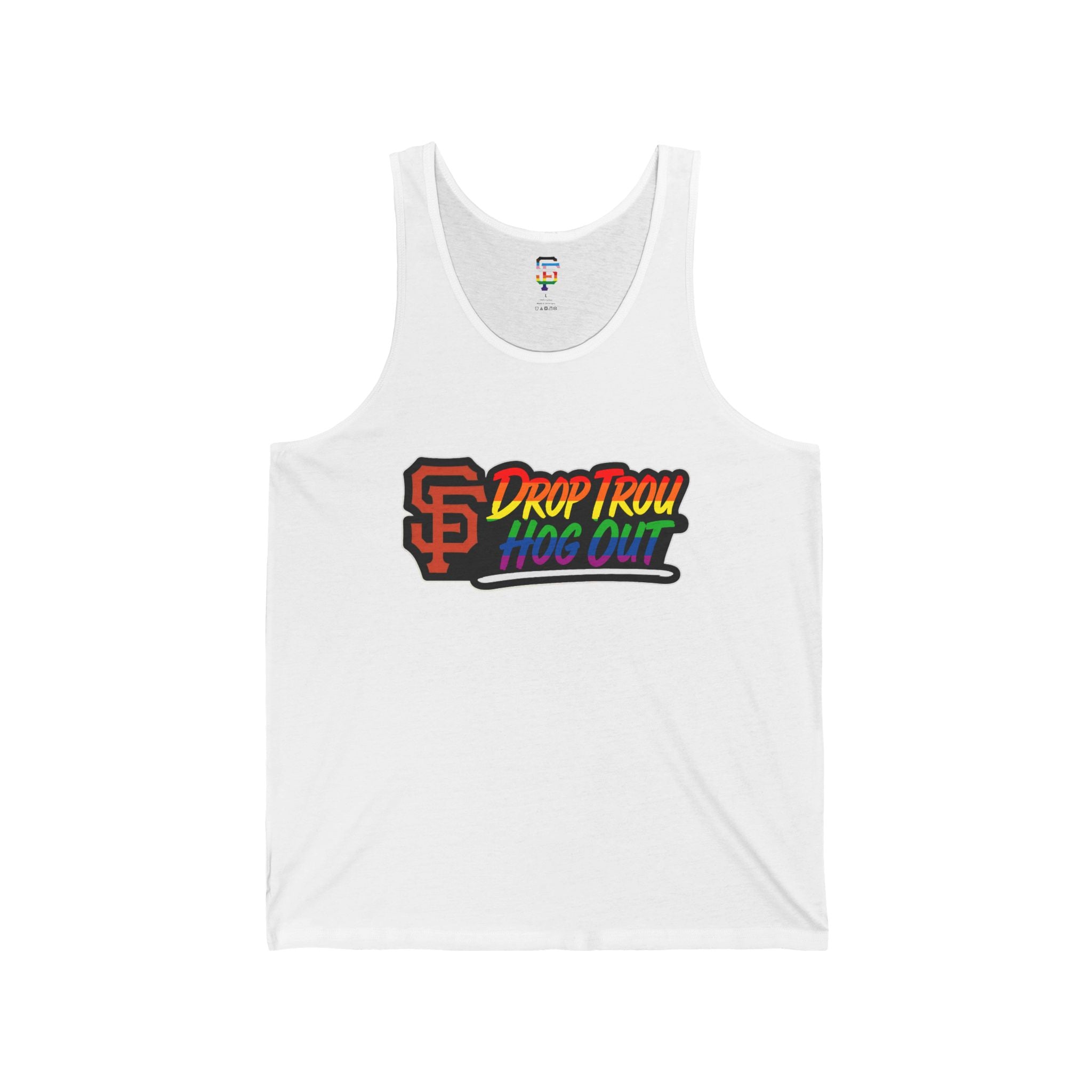 ‘Drop Trou, Hog Out' Tank Top — All Profits go to Charity